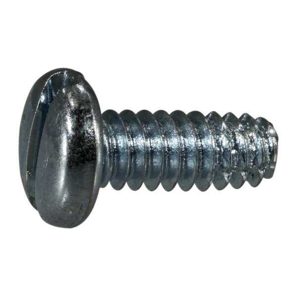 Midwest Fastener Thread Cutting Screw, #10 x 1/2 in, Zinc Plated Steel Pan Head Slotted Drive, 36 PK 61507 - main